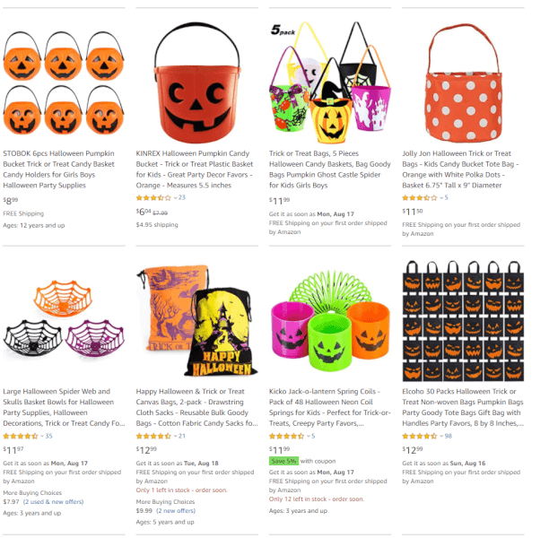 Halloween Baskets