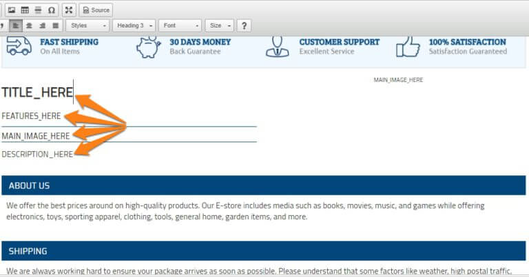 how to edit eBay listings templates in AutoDS?