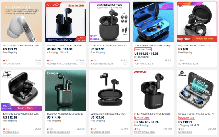 dropshipping True Wireless Earbuds