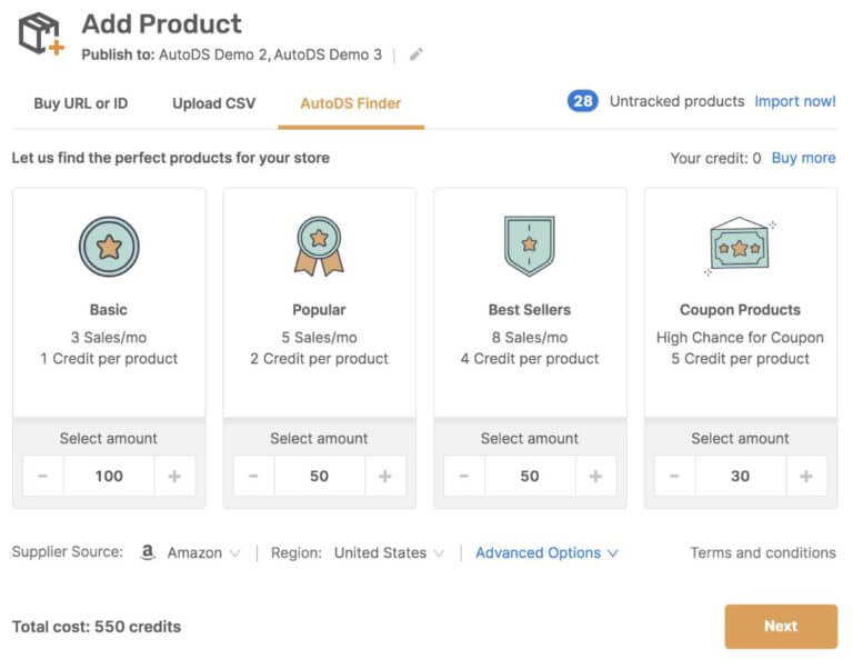 finding best dropshipping products using AutoDS finder