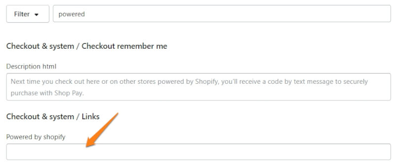 filter powered by shopify dropshippers