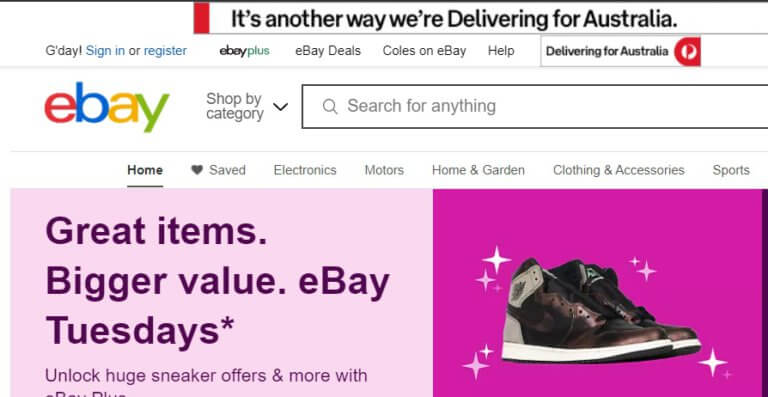 sell items ebay australia