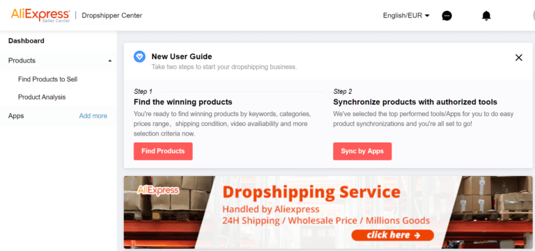 AliExpress dropship center