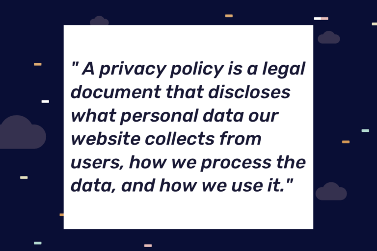 Privacy Policy is necessary Shopify
