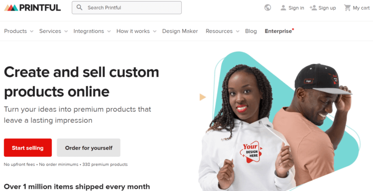 Printful POD company