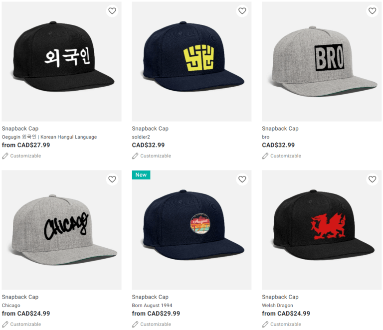 Dropship POD Baseball Caps