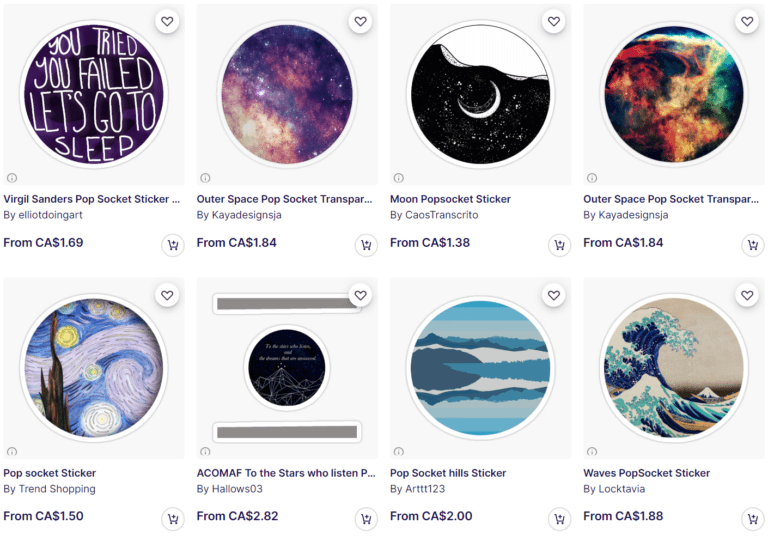Dropshipping POD Pop Socket