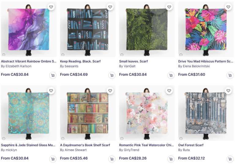 Dropshipping POD Scarves