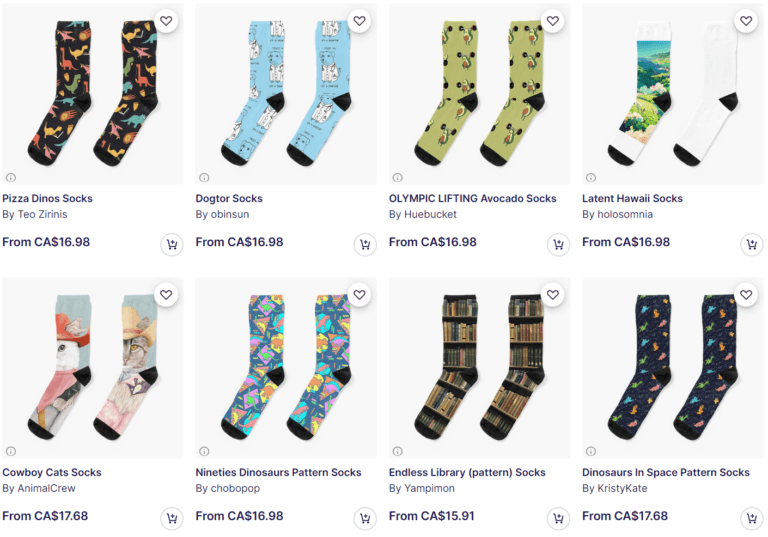 Socks Dropshipping POD Product