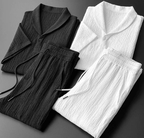 Classic Shirt & Pants Set For Men Trending Products to dropship