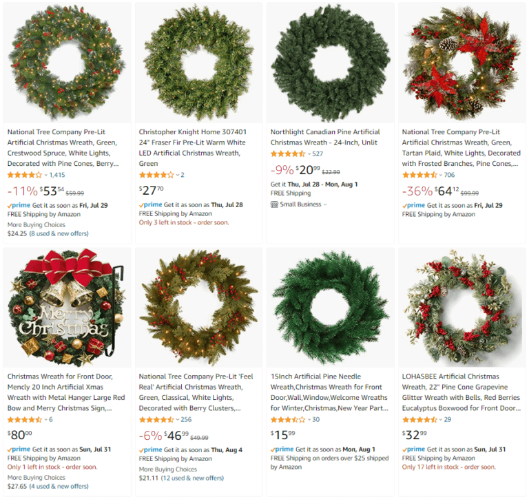 wreath dropshipping christmas products
