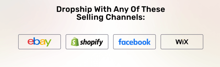 Dropshipping Selling Channels