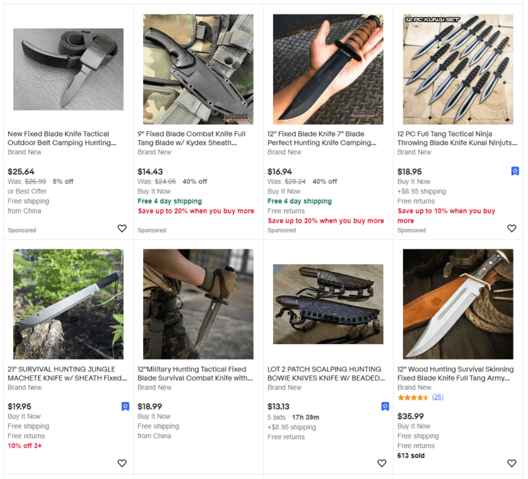 Dropship Hunting Knives