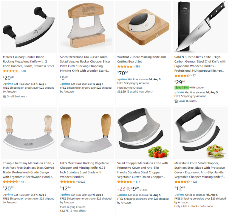 Dropship Mincing Knives