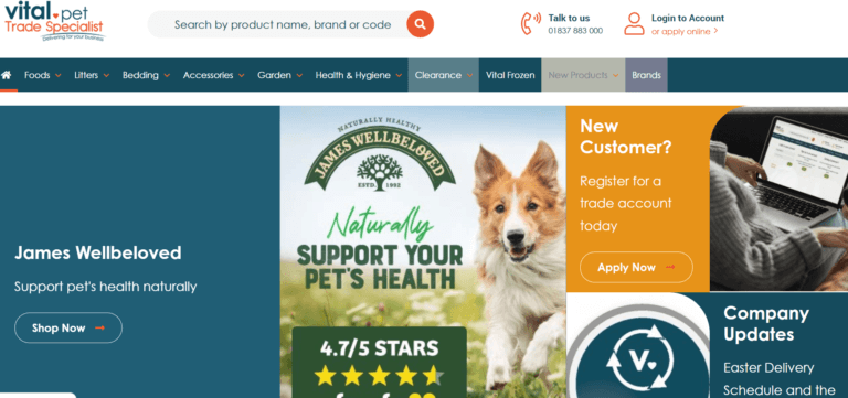Vital Pets dropship pet supplier UK