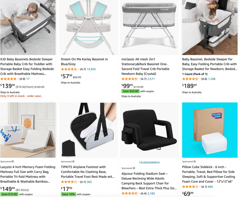 Portable Folding Baby Bed dropshipping