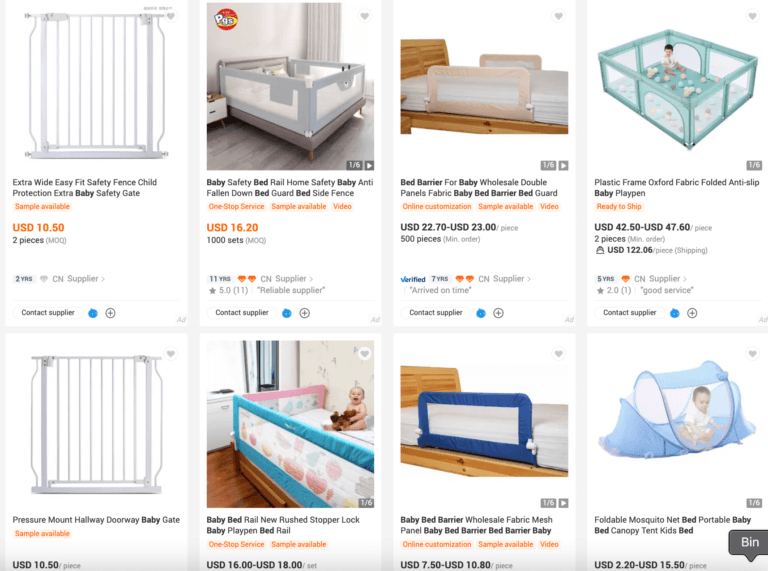 Baby Bed Barrier best selling baby dropshipping products
