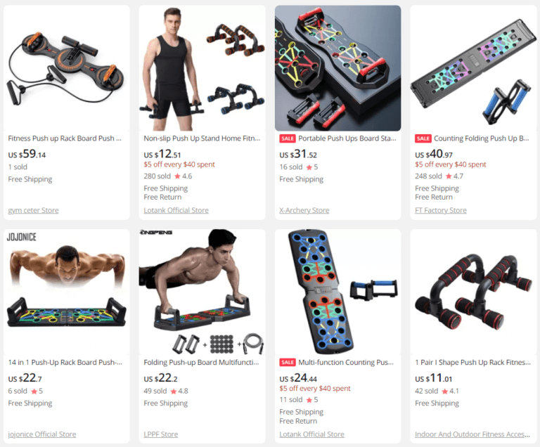 Push-Up Rack Board Trending Fitness Products 2023