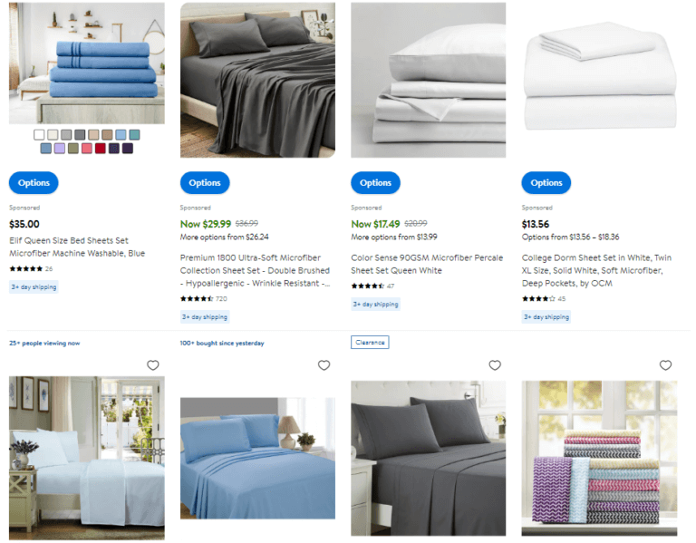 Microfiber bedsheet set