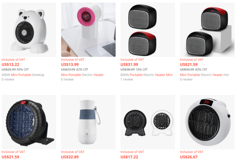 Mini portable heater WooCommerce dropshipping best-seller