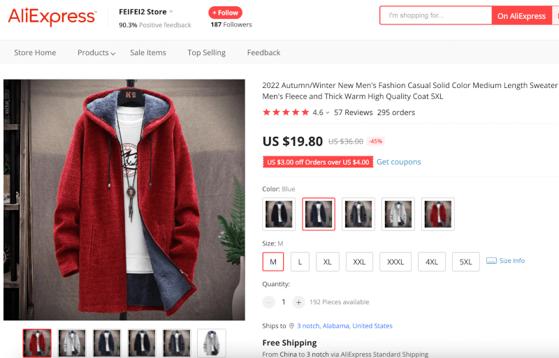 Long-Sleeved Sweater Cardigan Supplier's Website