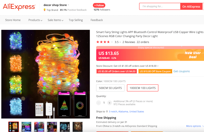Bluetooth Fairy String Lights Supplier's Website