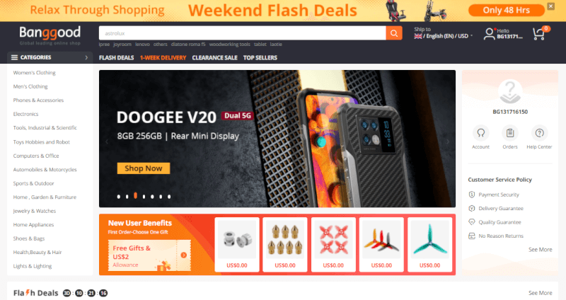 Banggood retail dropshipping supplier 2023