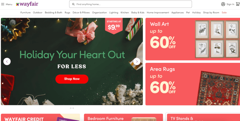 Wayfair retail dropshipping suppliers 2023