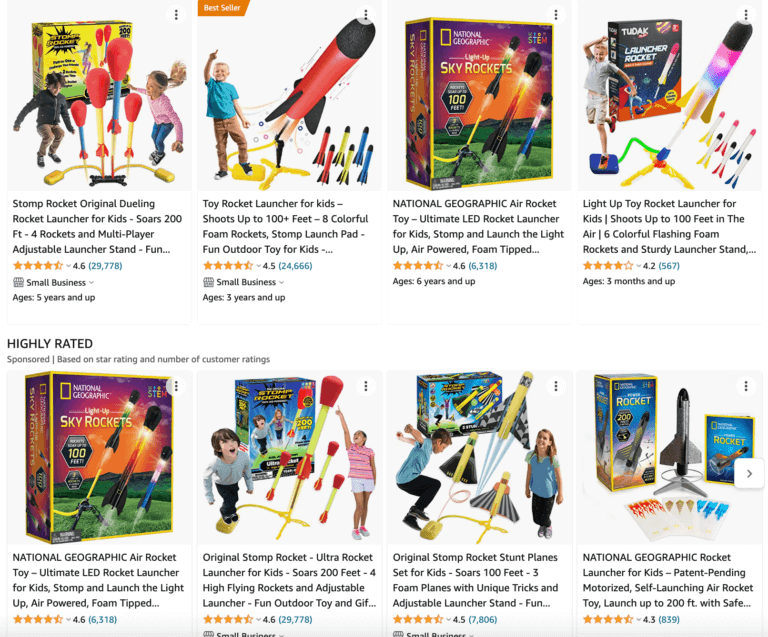Kid’s Rocket Launchers dropshipping toys