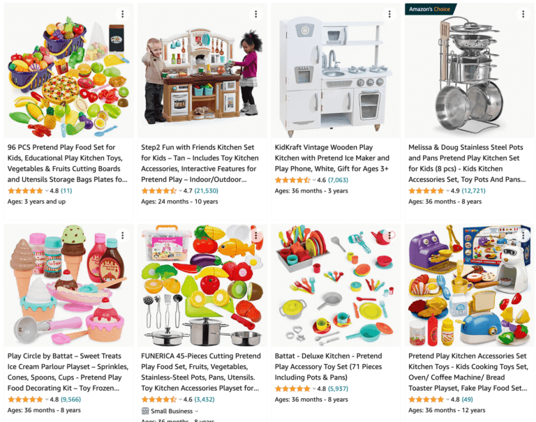 Pretend Kitchen Set