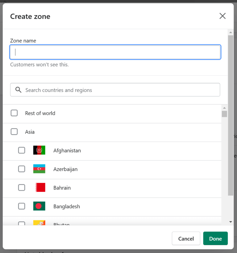 How To Set Up Shipping On Shopify For Dropshipping Set Shipping Zones