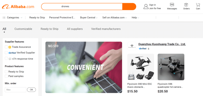 Dropshipping Drones Supplier Alibaba