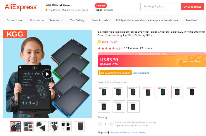 Kids LCD Drawing Tablet Supplier/Source