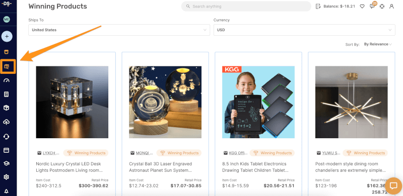 Top 10 dropshipping products March AutoDS Marketplace