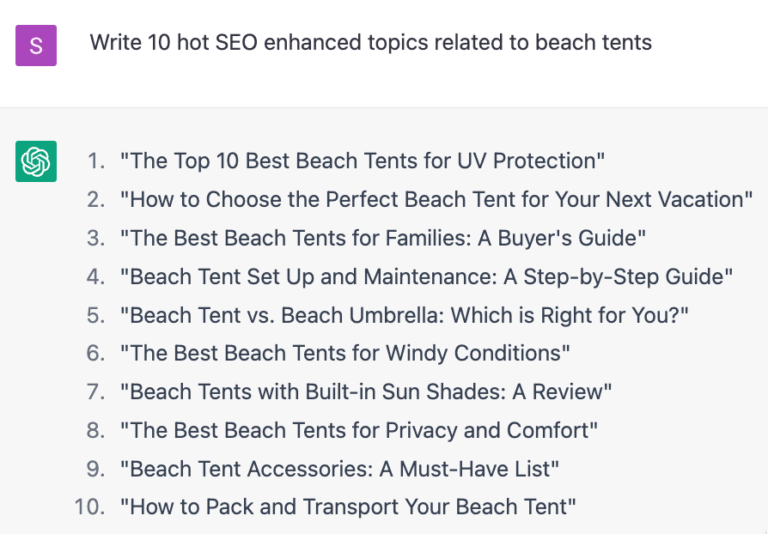Generate a winning SEO Content Funnel ChatGPT dropshipping