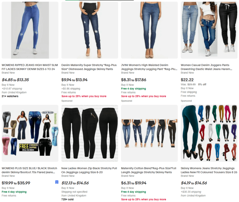 Dropshipping Clothes Women's Jeans
