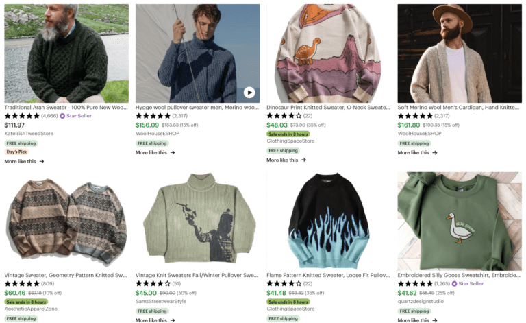 Dropshipping Clothes Men's Sweaters