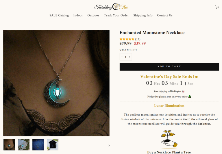 Dropshipping Jewelry Glowing Dropshipping Jewelry Moonstone Necklace Seller