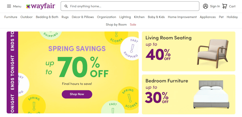 Shopify Dropshipping Retail Supplier Wayfair