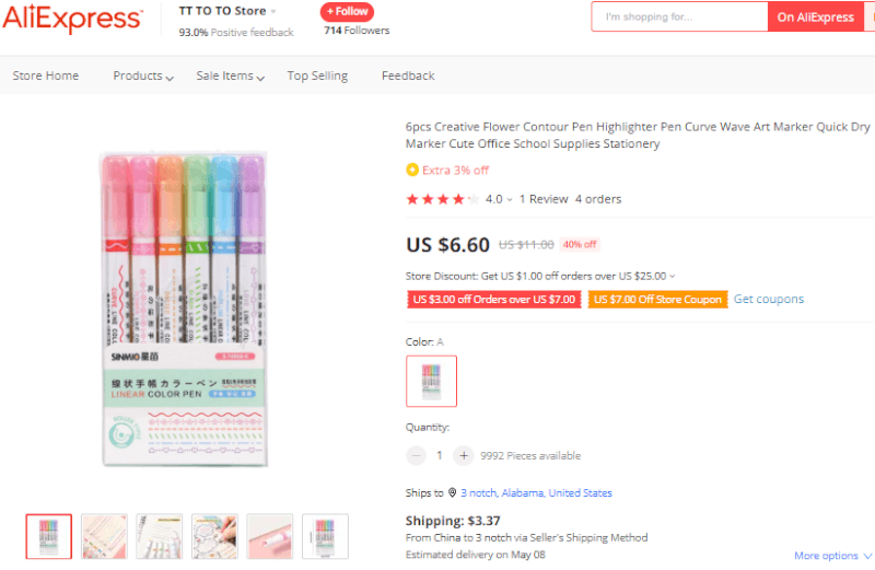 Creative Contour Highlighter Pen Supplier's Website