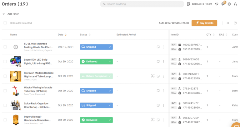 AutoDS Automatic Order Fulfillment