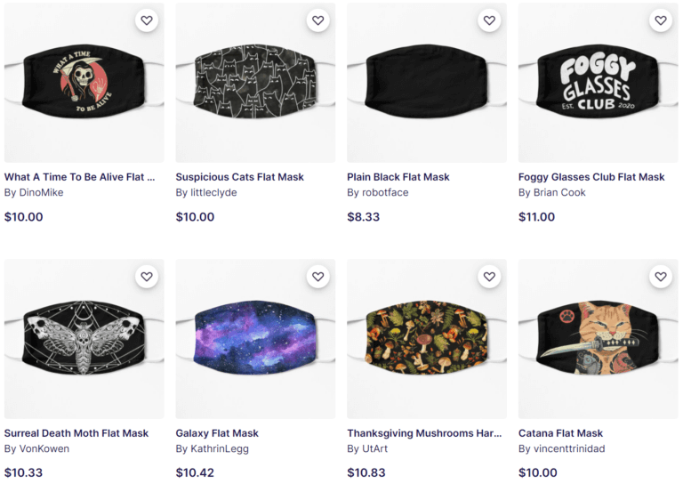 Print On Demand Dropshipping Face Masks
