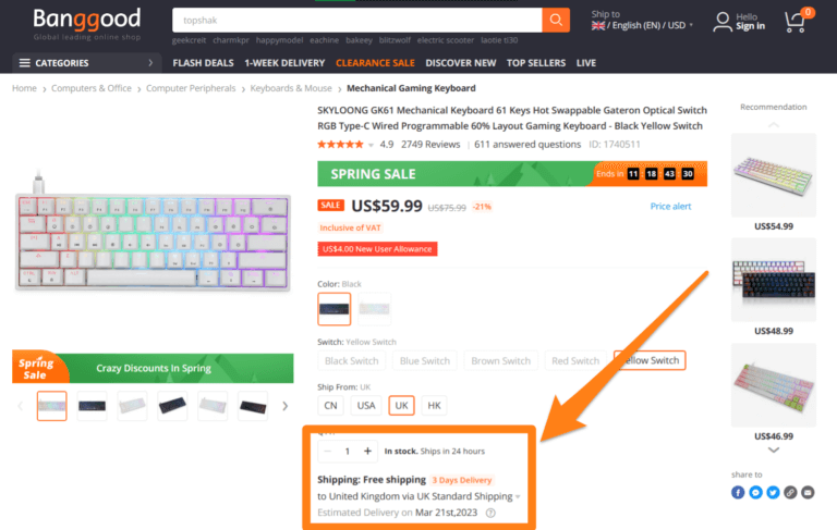 Fast Dropshipping Supplier Banggood