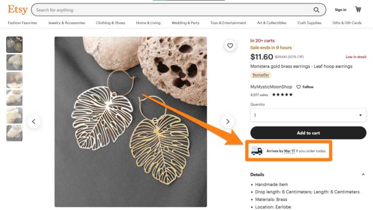 Fast Dropshipping Supplier Etsy