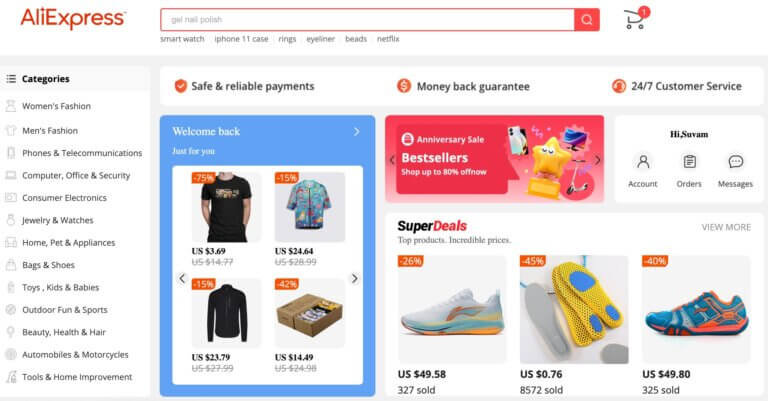 Private Label Dropshipping suppliers AliExpress