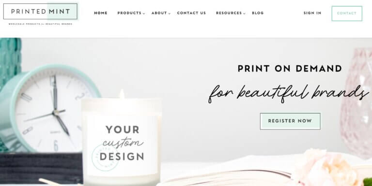 Private Label Dropshipping Suppliers Printed Mint