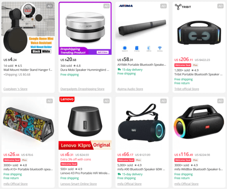 Dropshipping Electronics Speakers