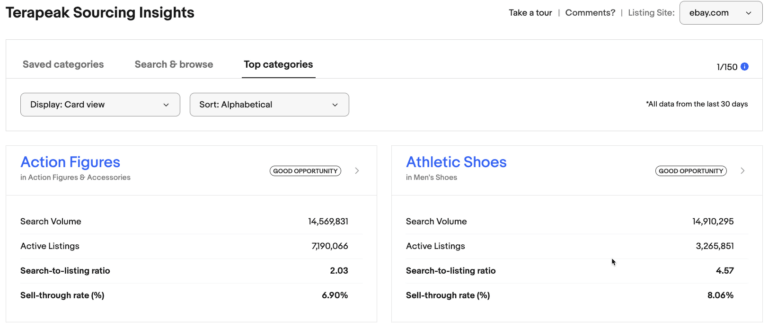 research eBay seller hub