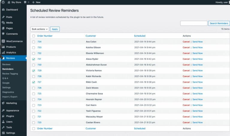 WooCommerce Customer Reviews WordPress dropshipping