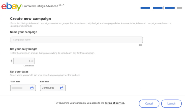 eBay Promotional Campaigns